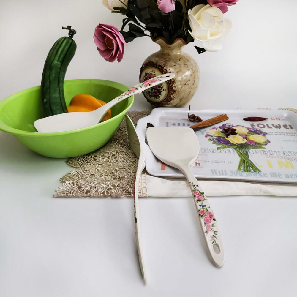 Espátula moderna vendedora caliente de los accesorios de la cocina de la melamina del nuevo diseño