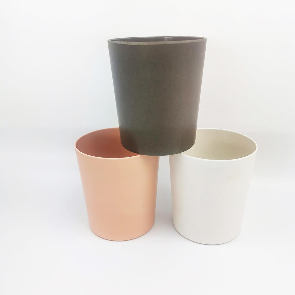 Taza de melamina con impresión personalizada de alta calidad, taza de café de bambú, fibra biodegradable