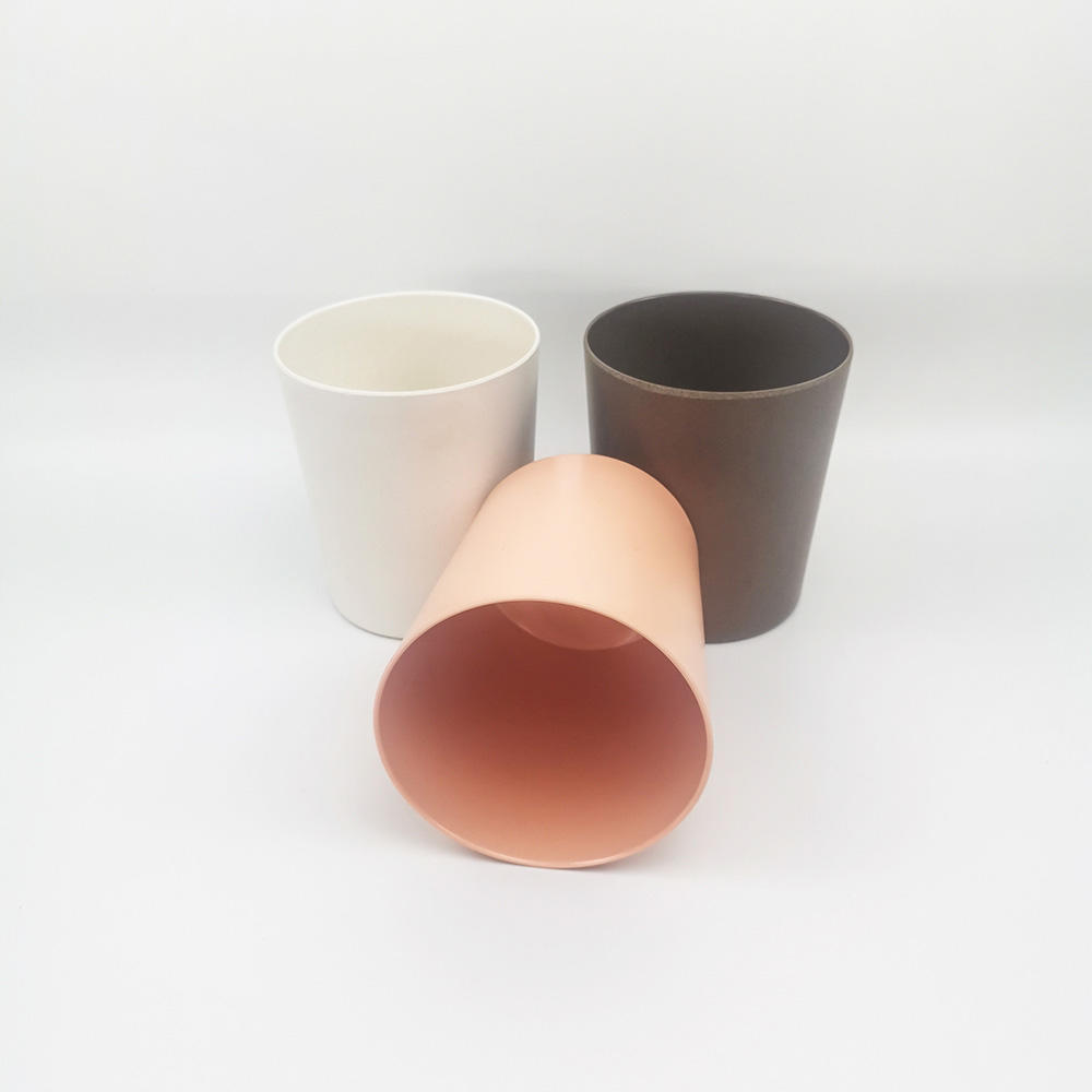 Taza de melamina con impresión personalizada de alta calidad, taza de café de bambú, fibra biodegradable